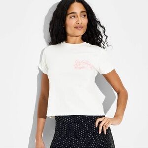 Disney Skinnydip Women's Minnie & Daisy Galentines Short Sleeve Graphic T-Shirt
